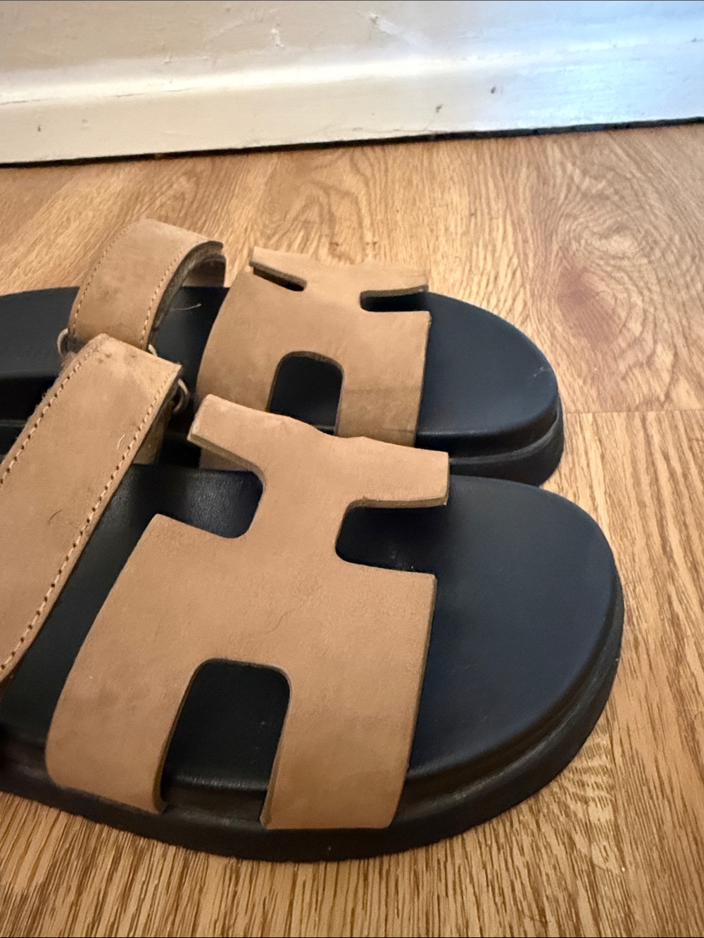 STEVE MADDEN MAYVEN SANDAL - TAN NUBUCK, size 7 - Picture 9 of 11